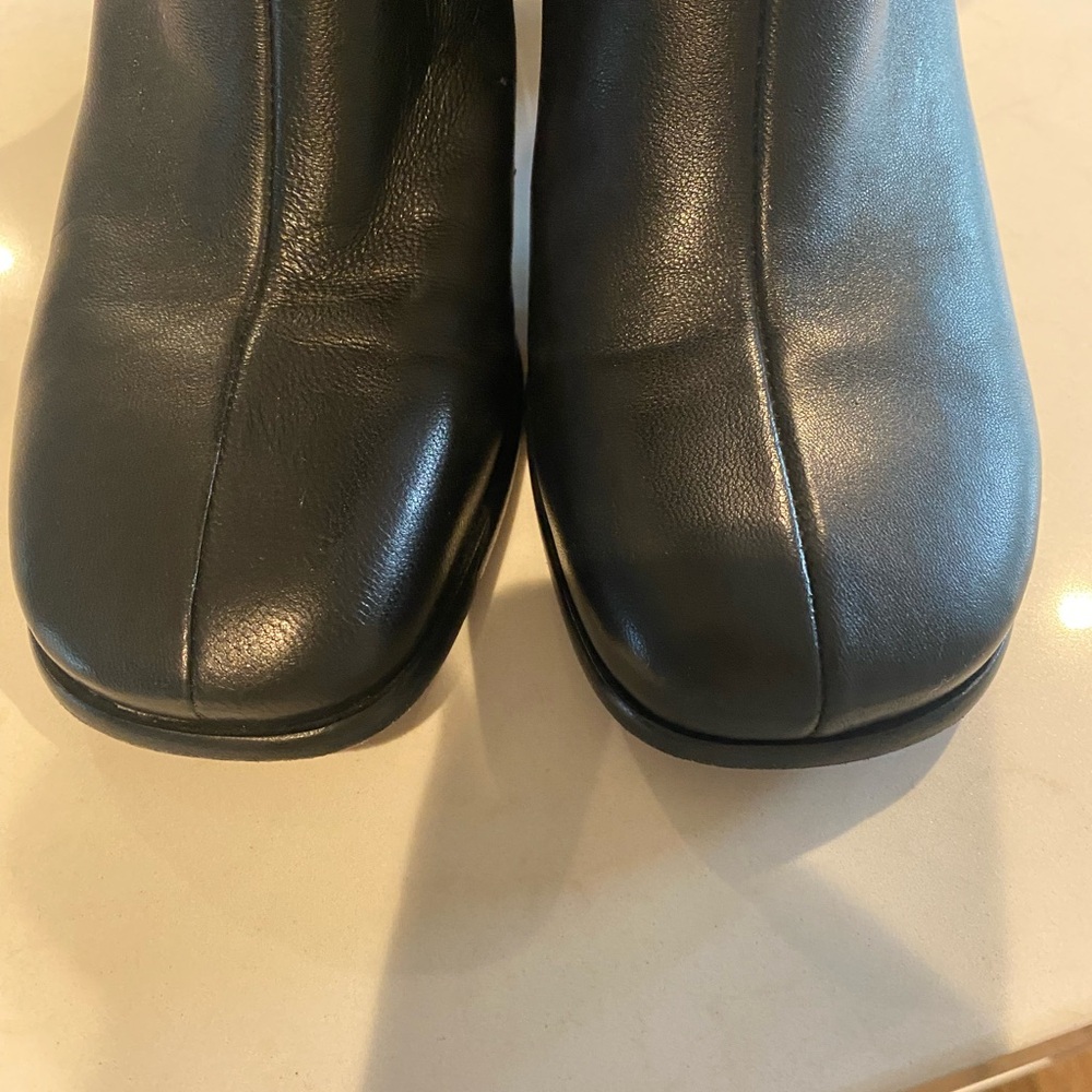 Vince Black Heeled Knee-High Boots - Picture 3 of 6